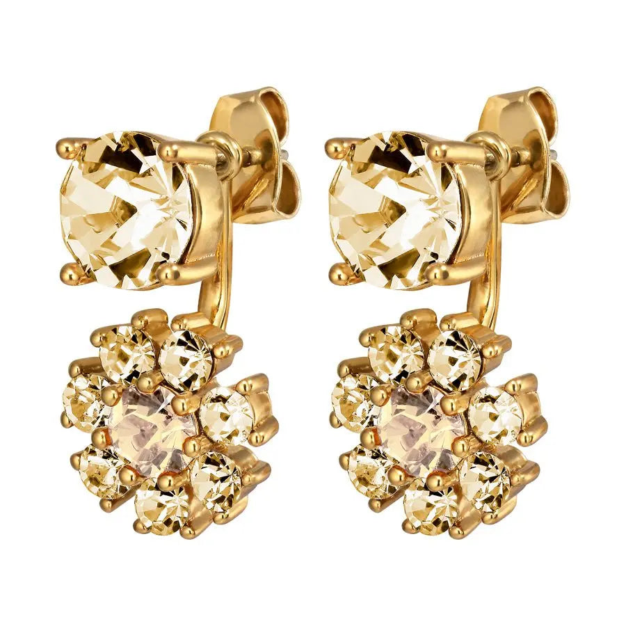 Floss Gold Earrings - Golden - Dyrberg/Kern NZ