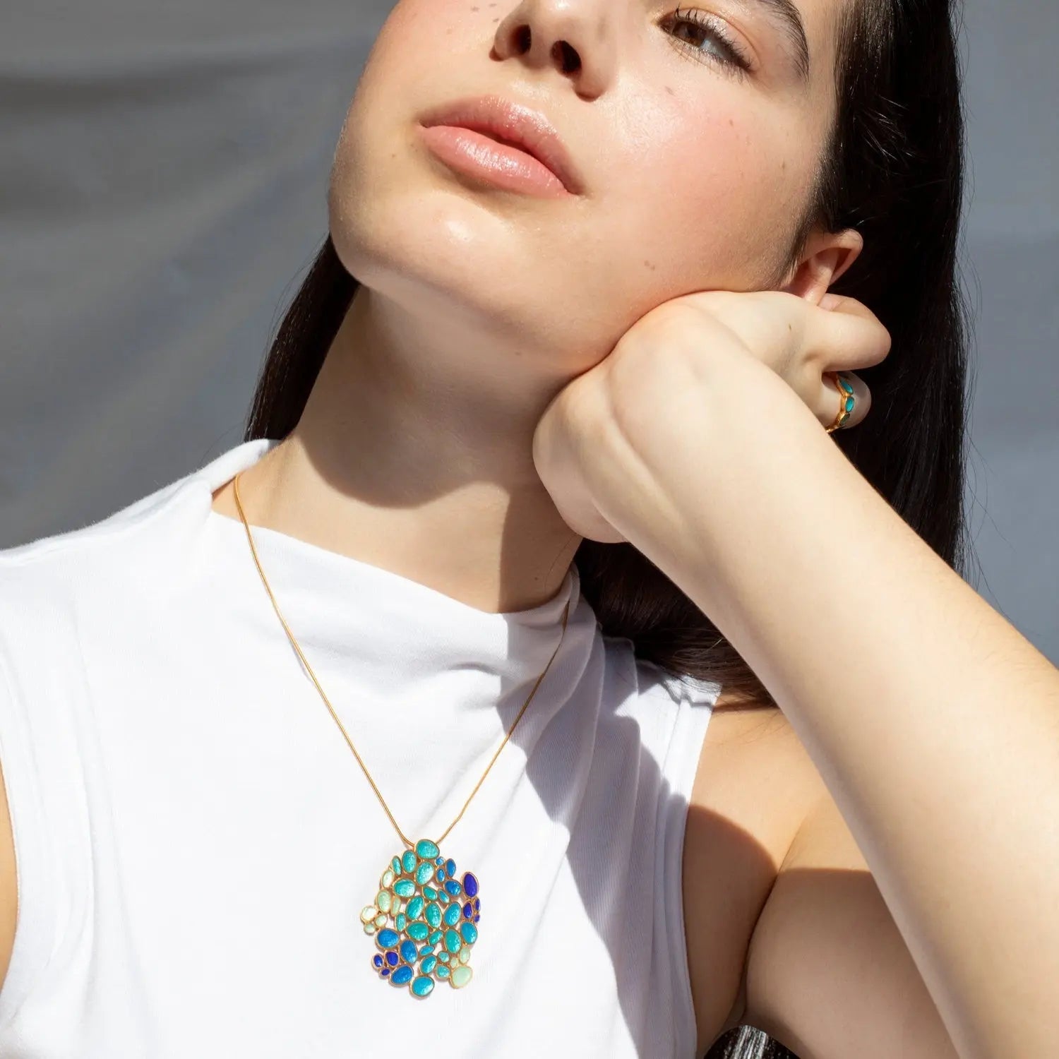 Gaudi Gold Necklace Fruits Large - Dyrberg/Kern NZ