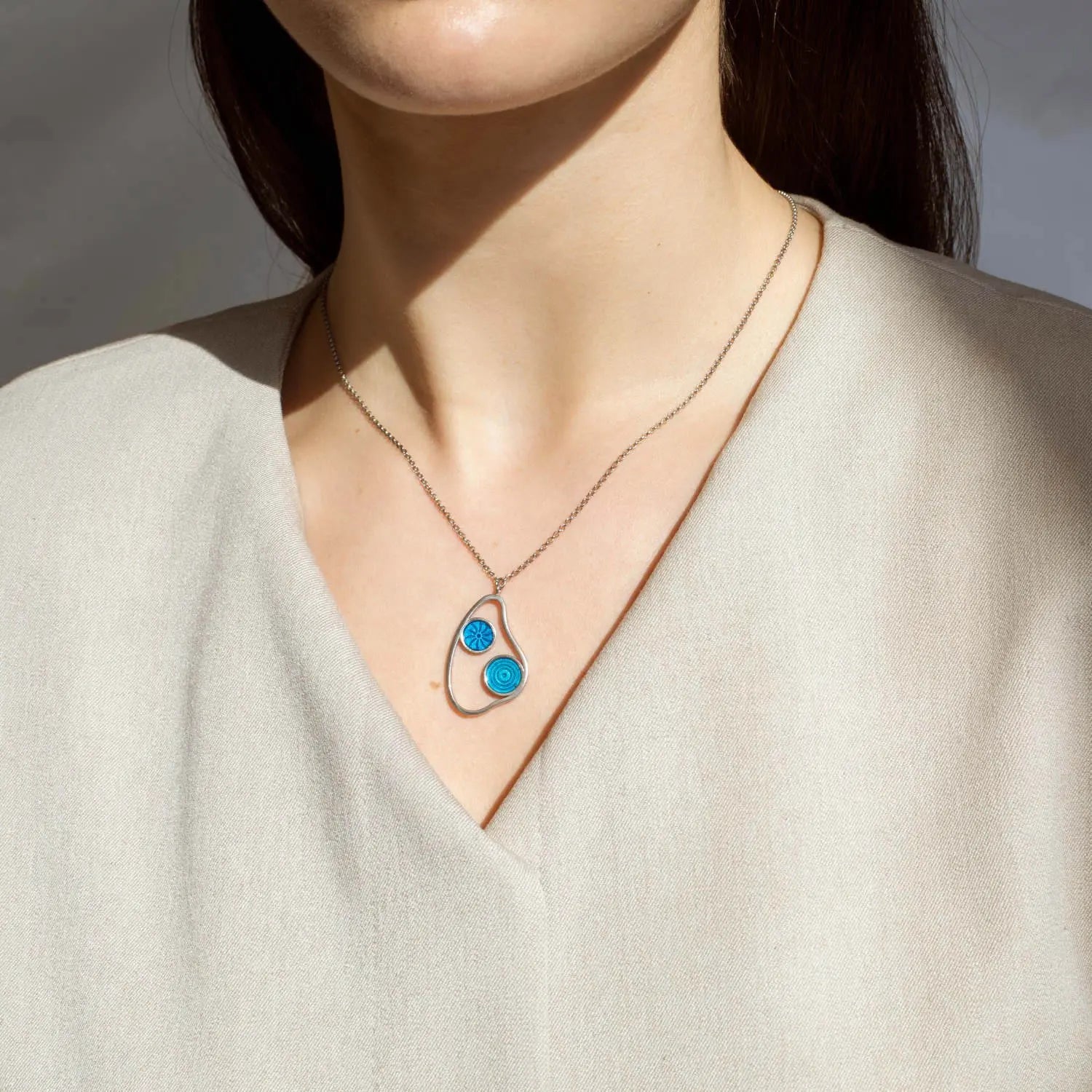 Gaudi Silver Necklace La Pederera - Dyrberg/Kern NZ