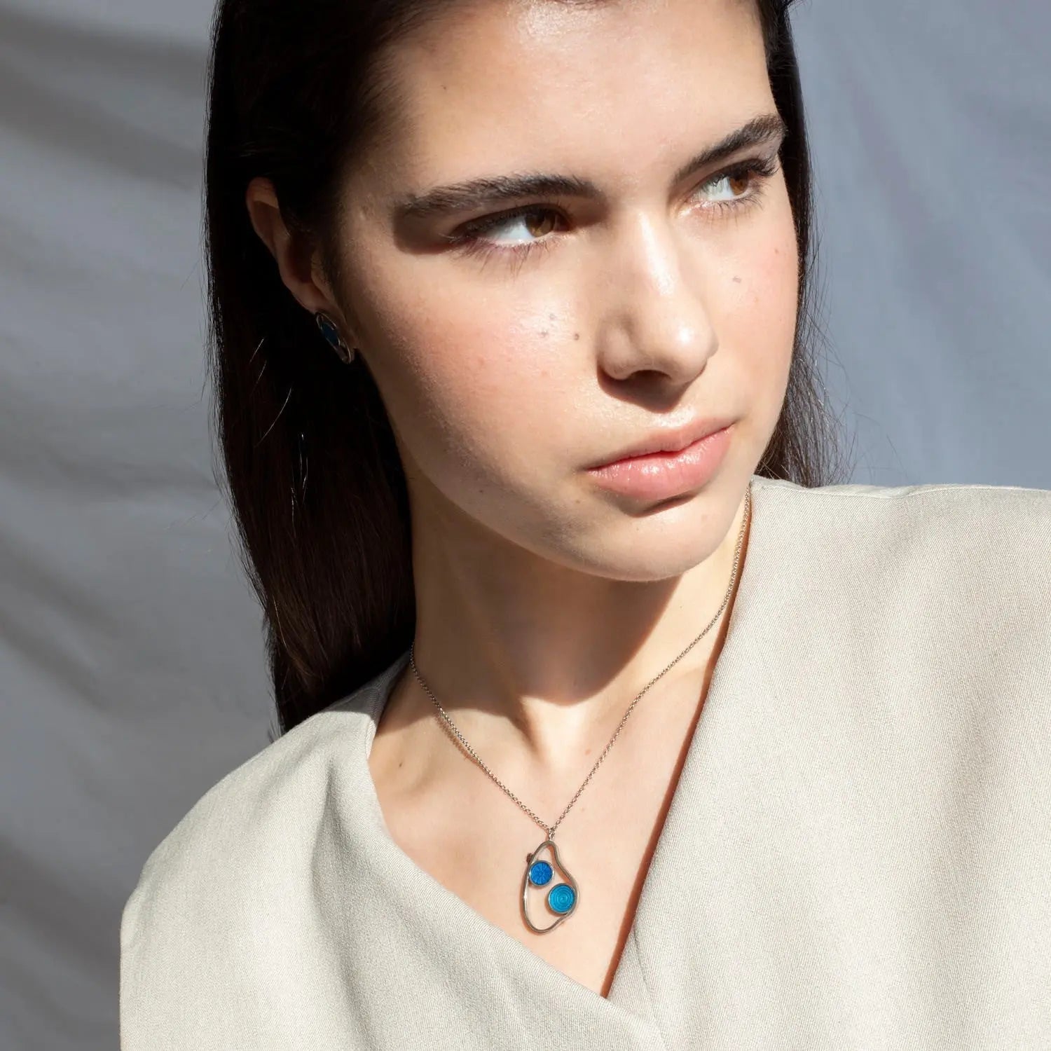 Gaudi Silver Necklace La Pederera - Dyrberg/Kern NZ