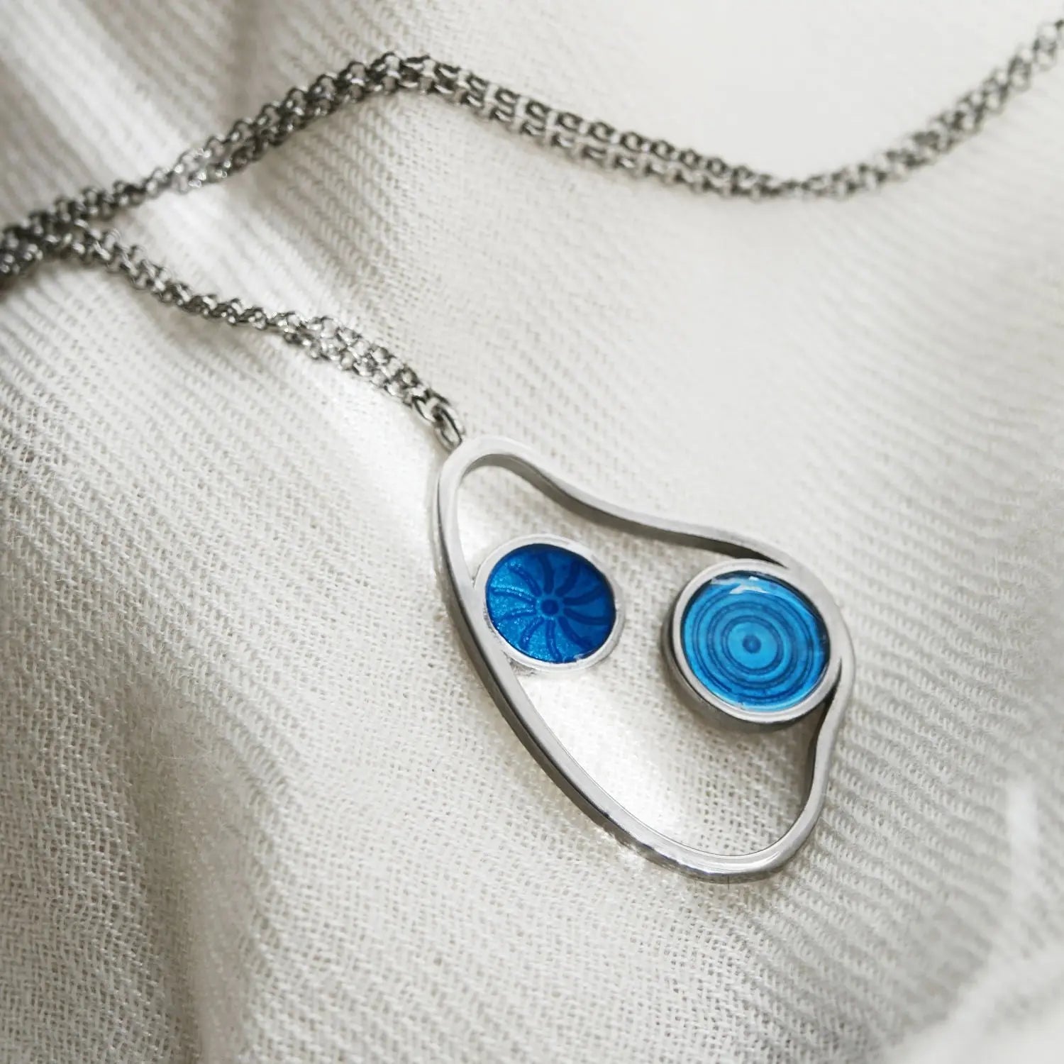 Gaudi Silver Necklace La Pederera - Dyrberg/Kern NZ