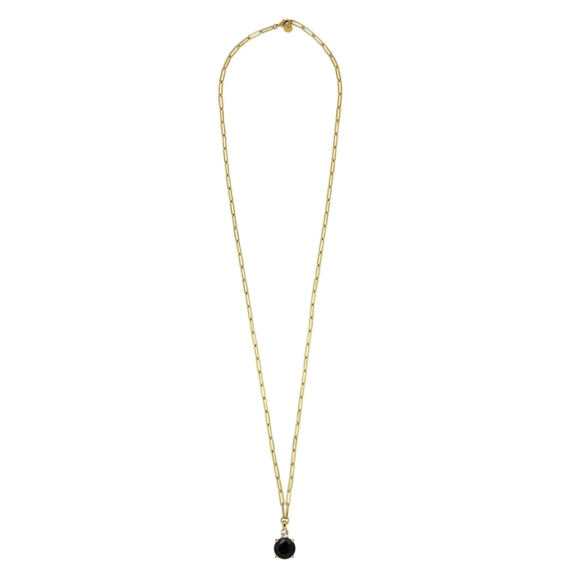 Glory Gold Necklace - Black - Dyrberg/Kern NZ