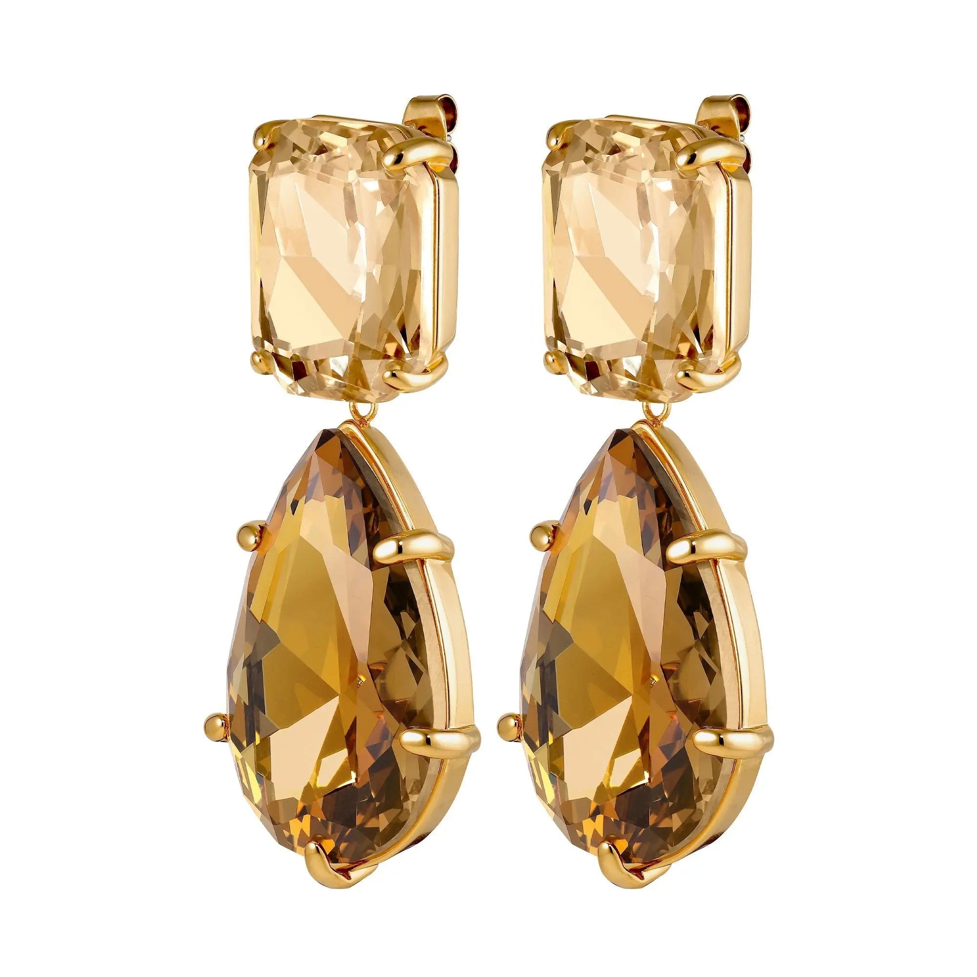 Golari Gold Earrings - Golden - Dyrberg/Kern NZ