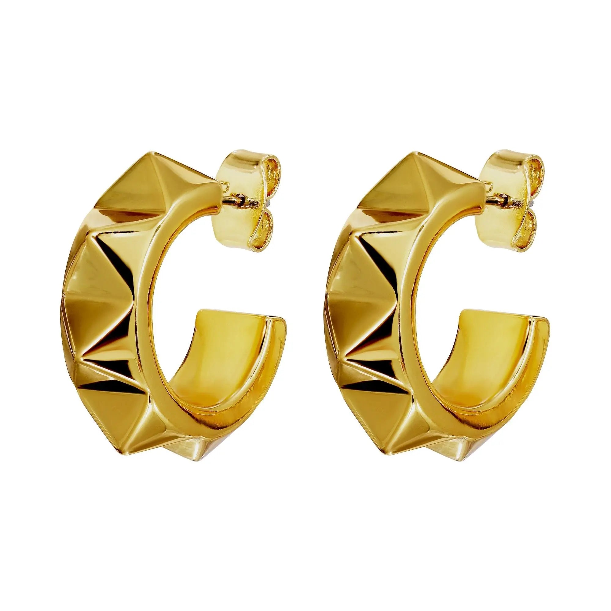 Grith Shiny Gold Earrings - Dyrberg/Kern NZ