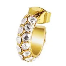 Heidi Gold Hoop Earrings - Dyrberg/Kern NZ