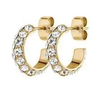 Heidi Gold Hoop Earrings - Dyrberg/Kern NZ