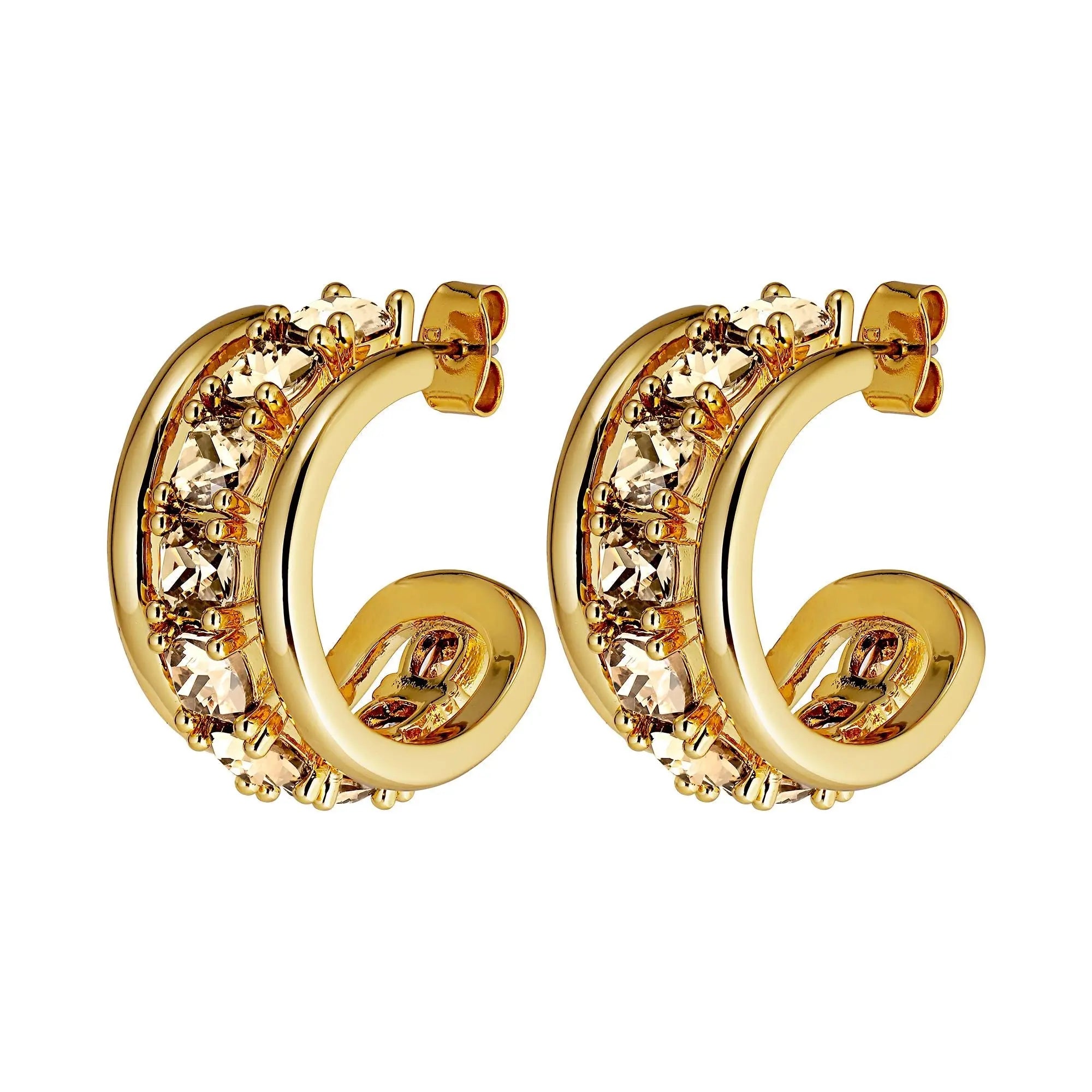 Helen Gold Earrings - Golden - Dyrberg/Kern NZ