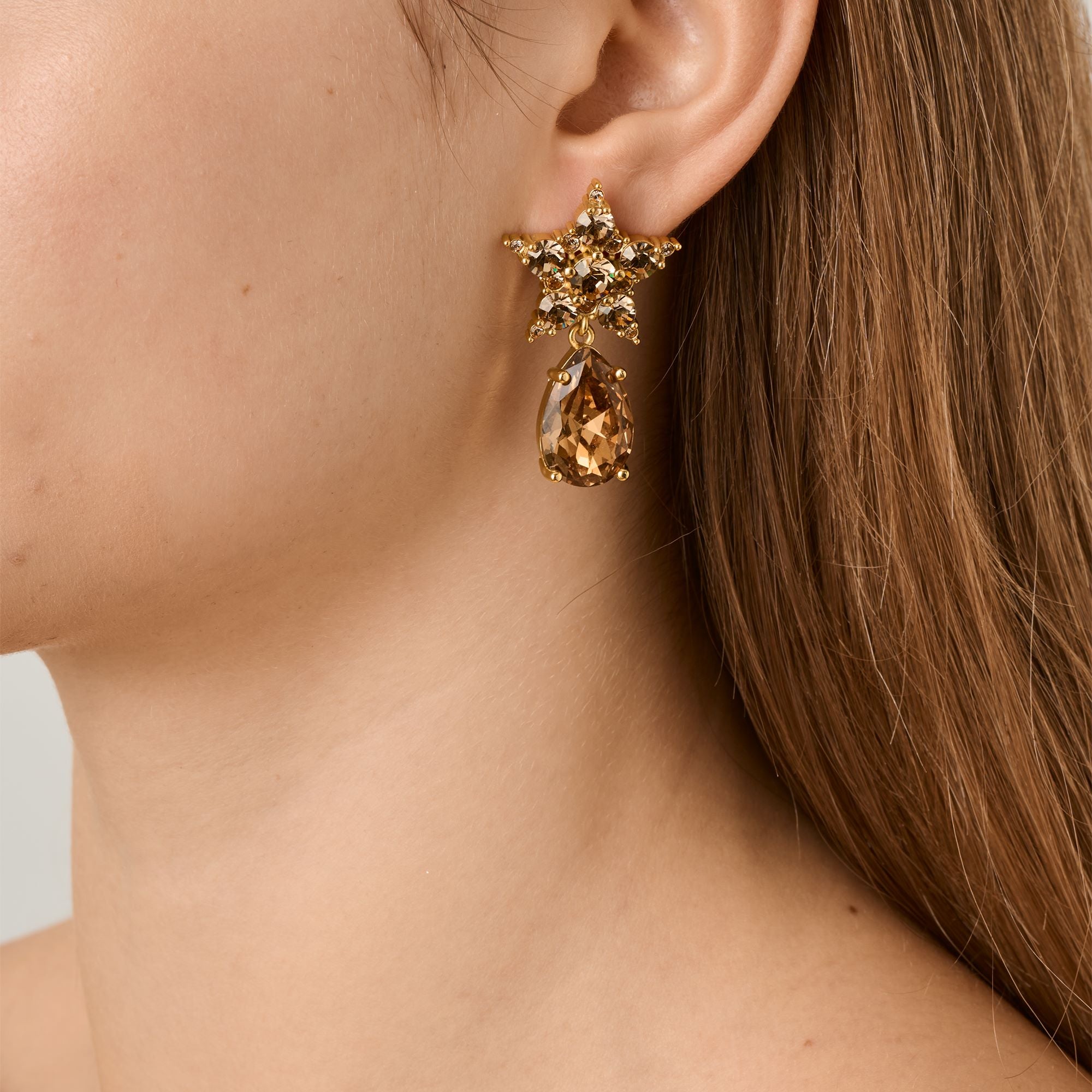 Hydra Gold Earrings - Golden - Dyrberg/Kern NZ