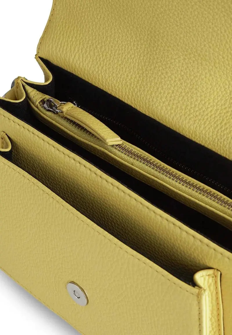 Jane Crossbody Bag, Grain, Electric Yellow - Dyrberg/Kern NZ