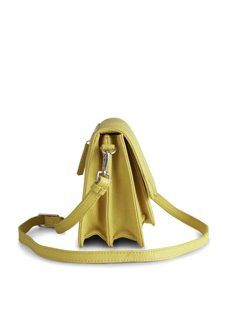Jane Crossbody Bag, Grain, Electric Yellow - Dyrberg/Kern NZ