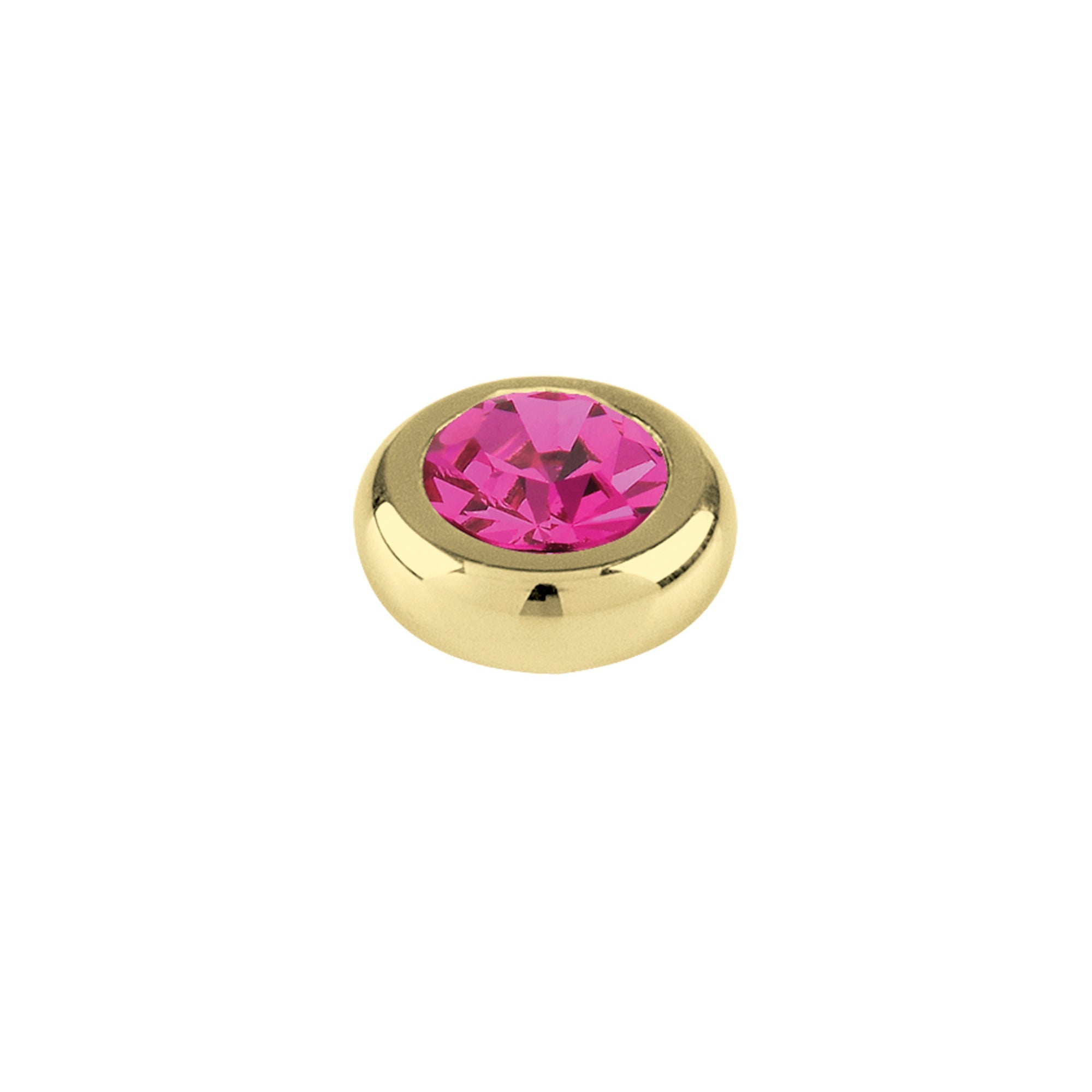 Joy Gold Interchangeable Ring Topper - Pink - Dyrberg/Kern NZ
