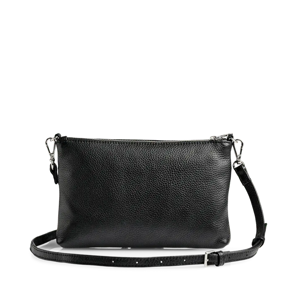 Karima Crossbody Bag, Grain, Black - Dyrberg/Kern NZ