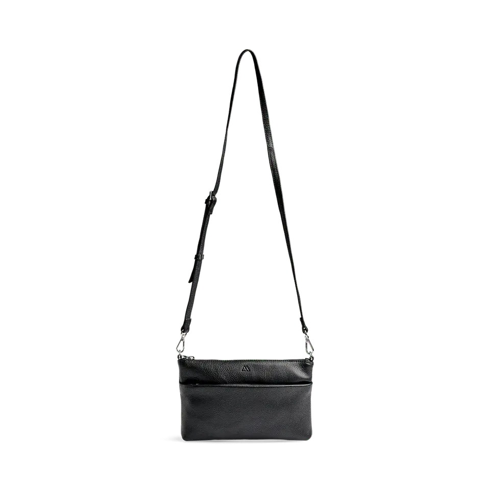 Karima Crossbody Bag, Grain, Black - Dyrberg/Kern NZ