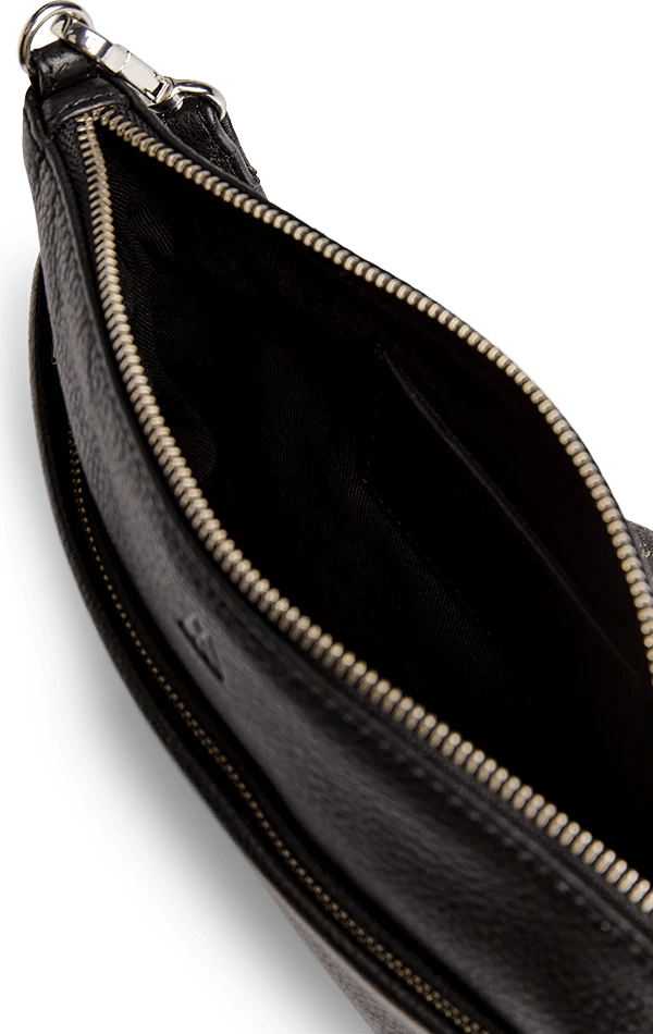 Karima Crossbody Bag, Grain, Black - Dyrberg/Kern NZ