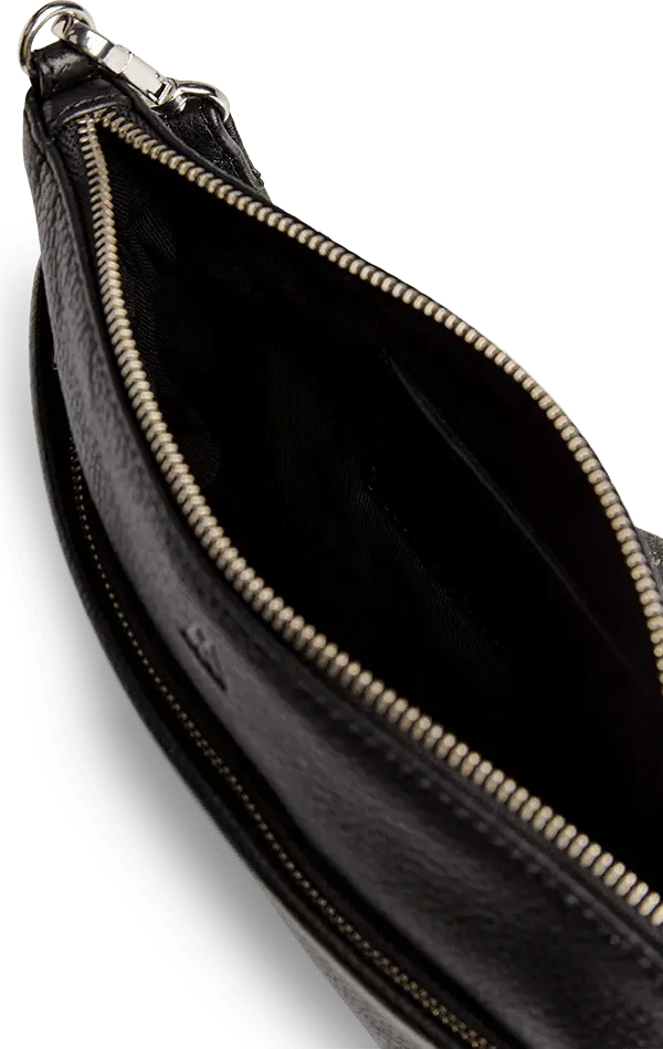 Karima Crossbody Bag, Grain, Black - Dyrberg/Kern NZ
