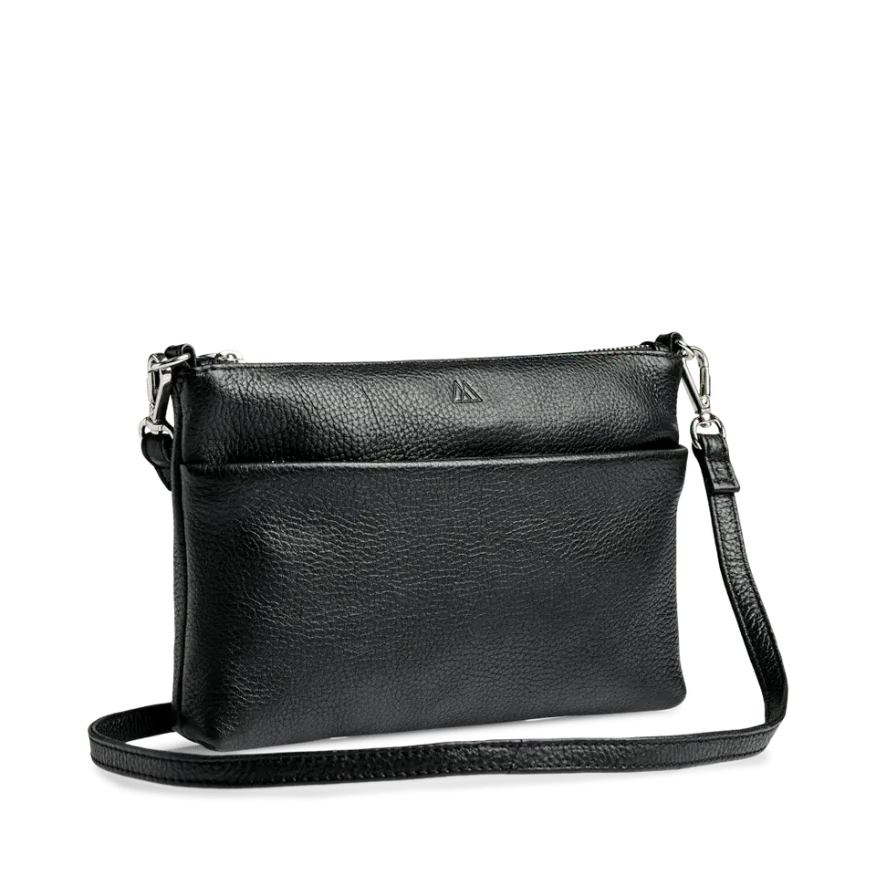 Karima Crossbody Bag, Grain, Black - Dyrberg/Kern NZ