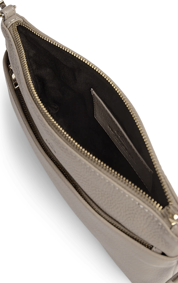 Karima Crossbody Bag, Grain, Sand w/Gold - Dyrberg/Kern NZ