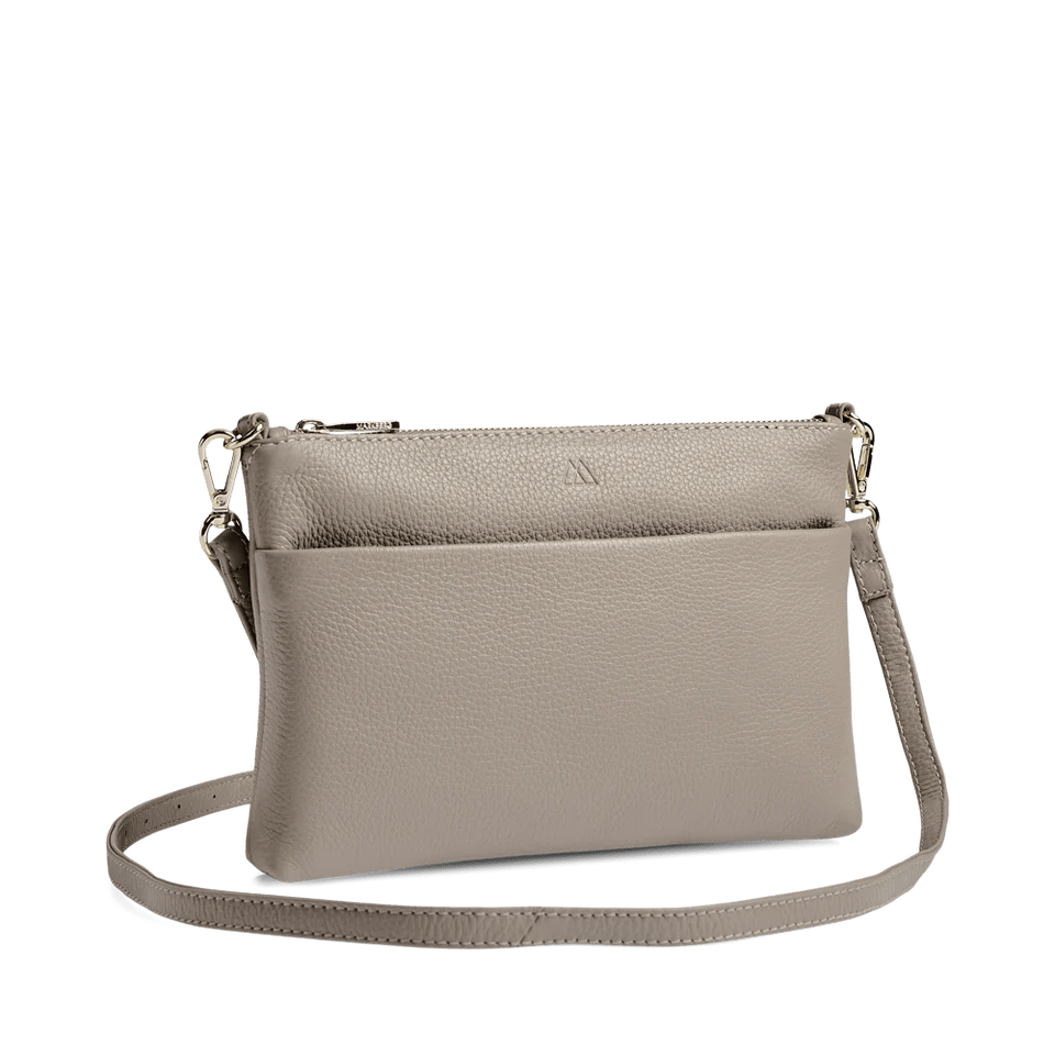 Karima Crossbody Bag, Grain, Sand w/Gold - Dyrberg/Kern NZ