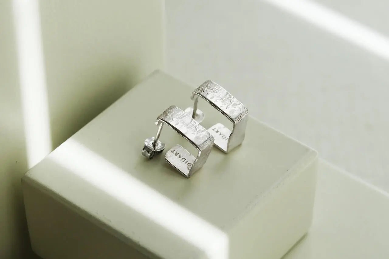 Lignis Silver Hoops Small - Dyrberg/Kern NZ