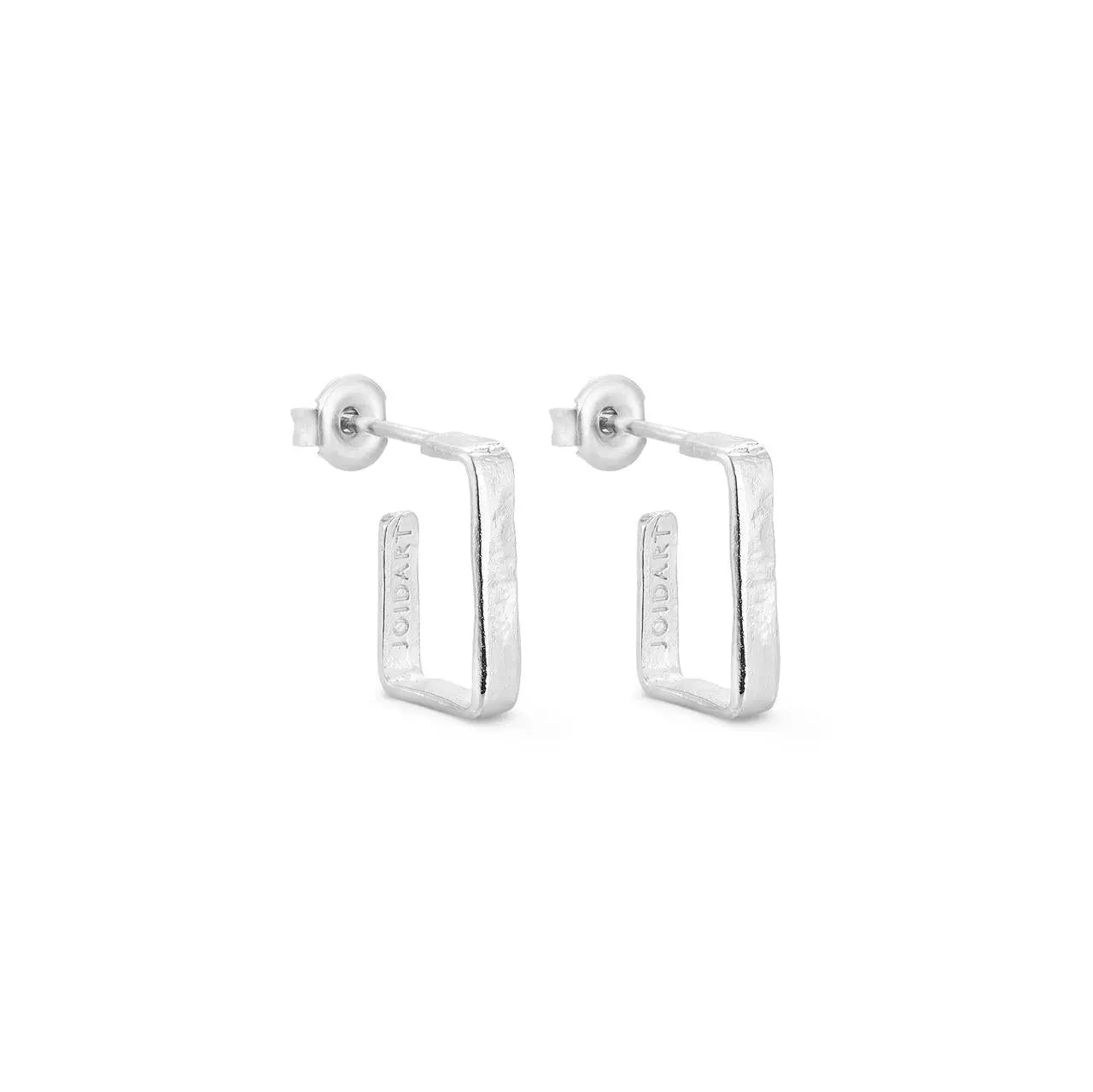 Lignis Silver Thin Hoops Small - Dyrberg/Kern NZ