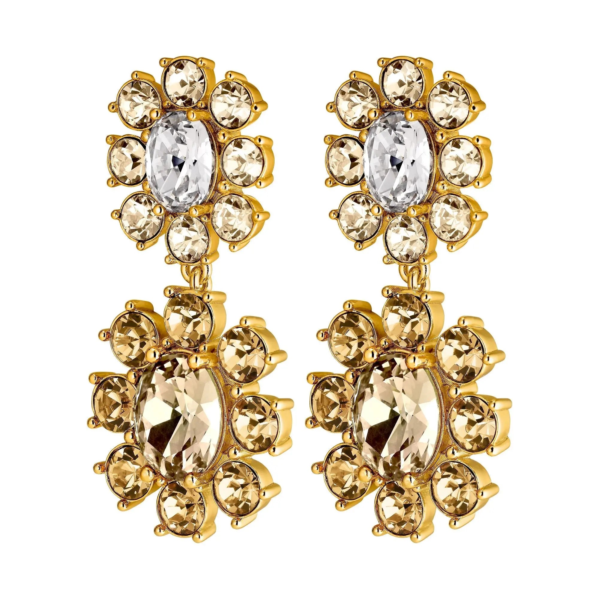 Lina Gold Earrings - Golden - Dyrberg/Kern NZ
