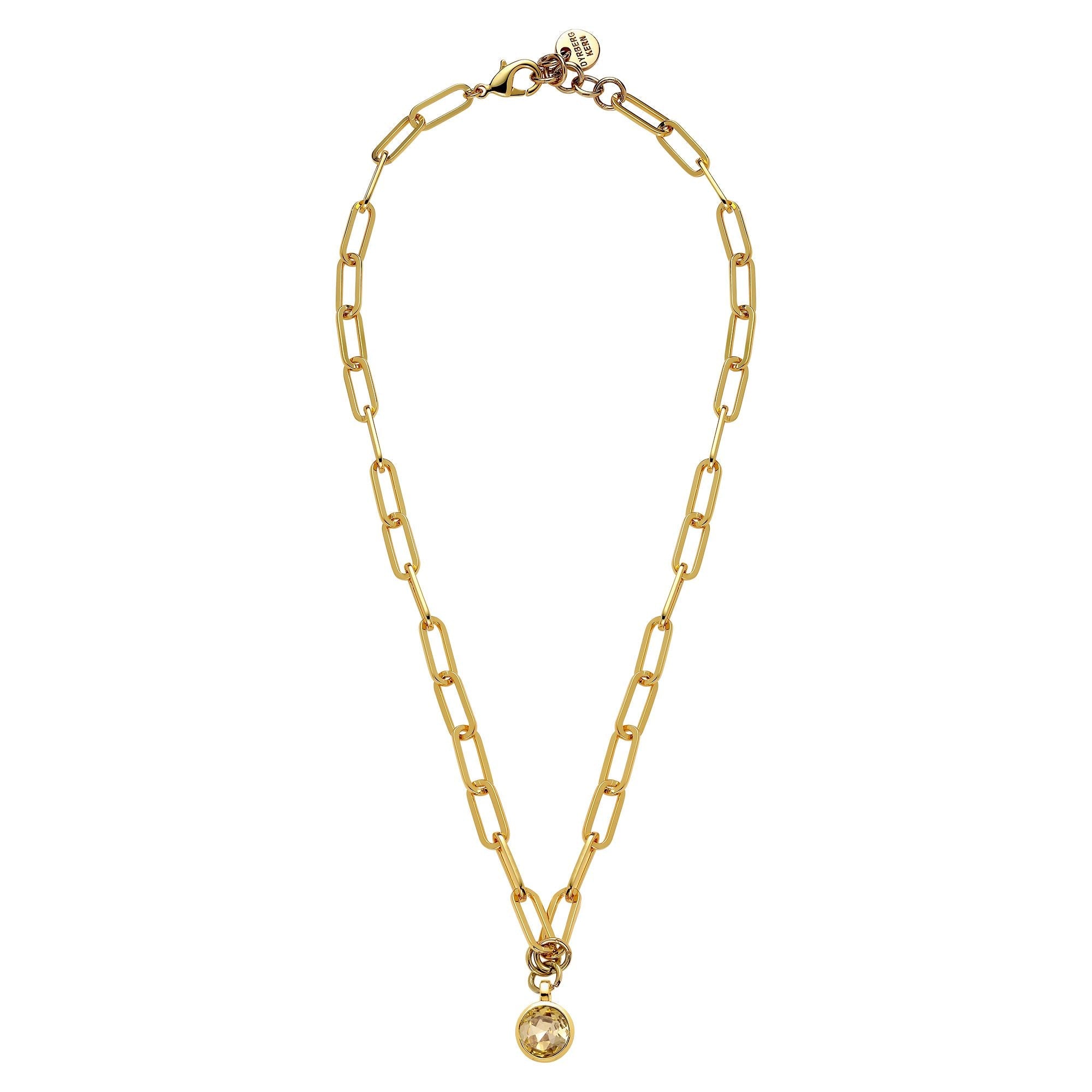 Lisanna Gold Necklace - Golden - Dyrberg/Kern NZ