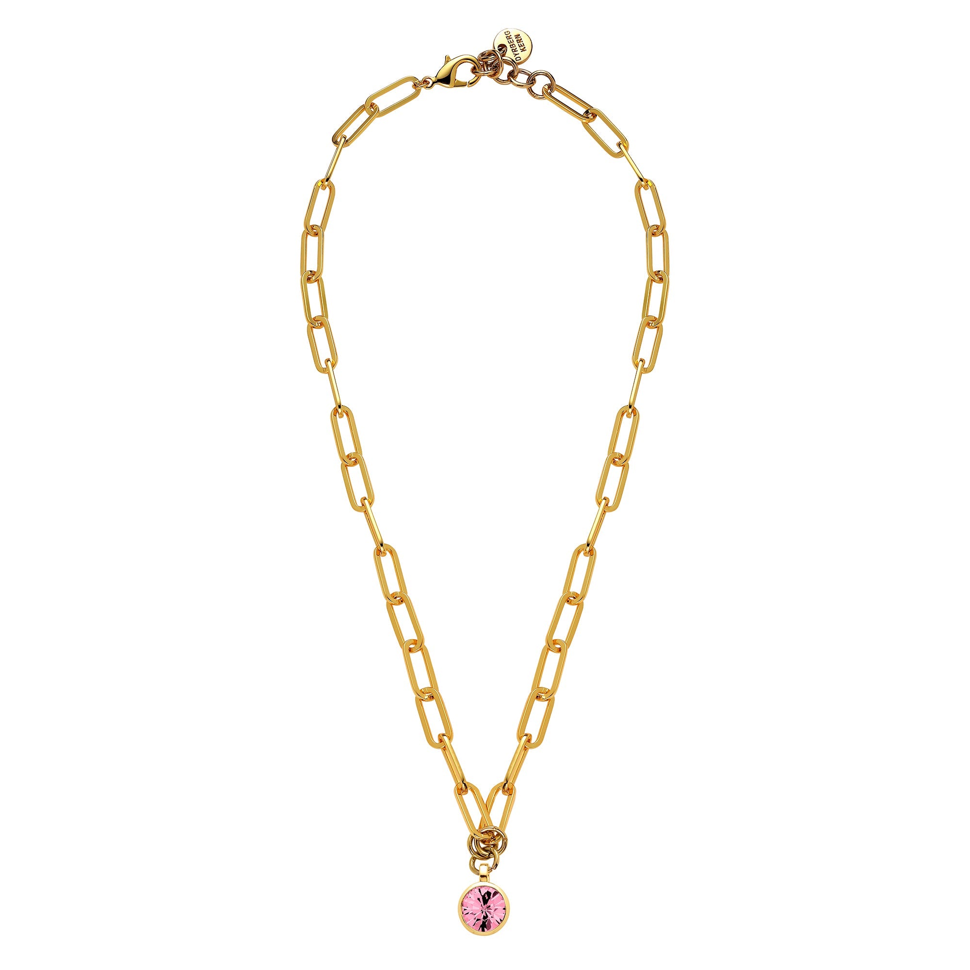 Lisanna Gold Necklace - Light Rose - Dyrberg/Kern NZ