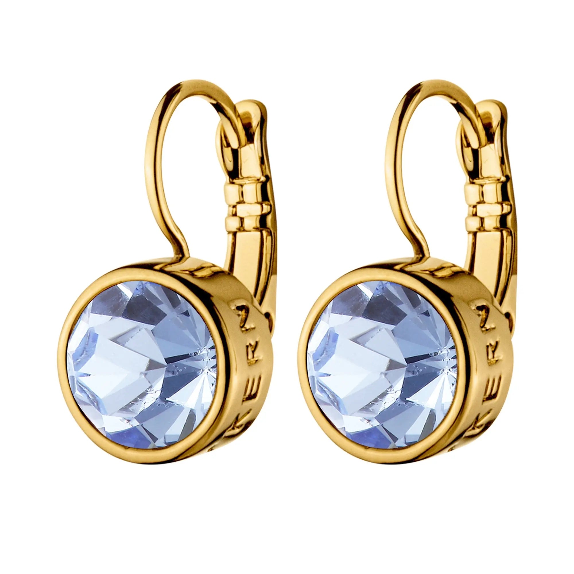 Louise Gold Earrings - Light Sapphire - Dyrberg/Kern NZ