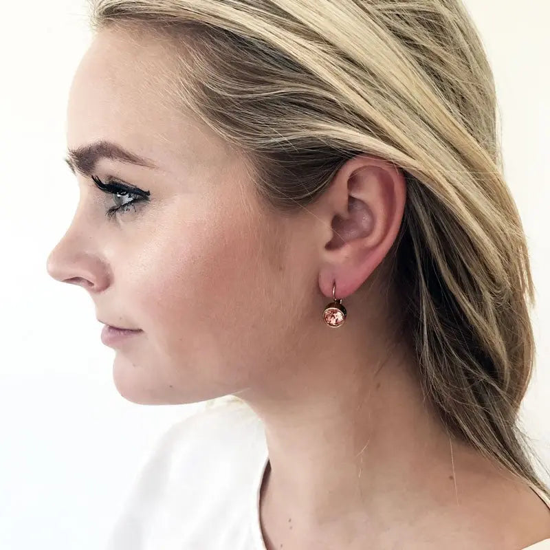 Louise Gold Earrings - Vintage Rose - Dyrberg/Kern NZ