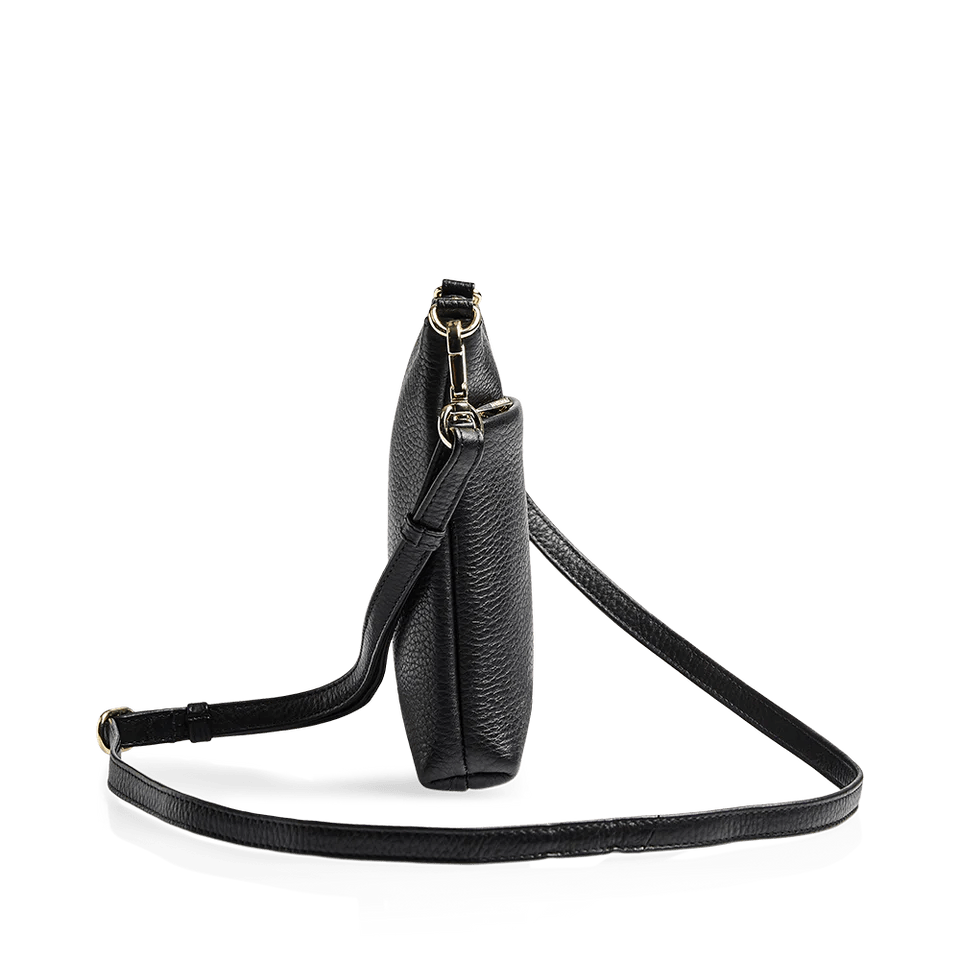 Maia Mini Cross. Bag, Grain, Black w/Gold - Dyrberg/Kern NZ