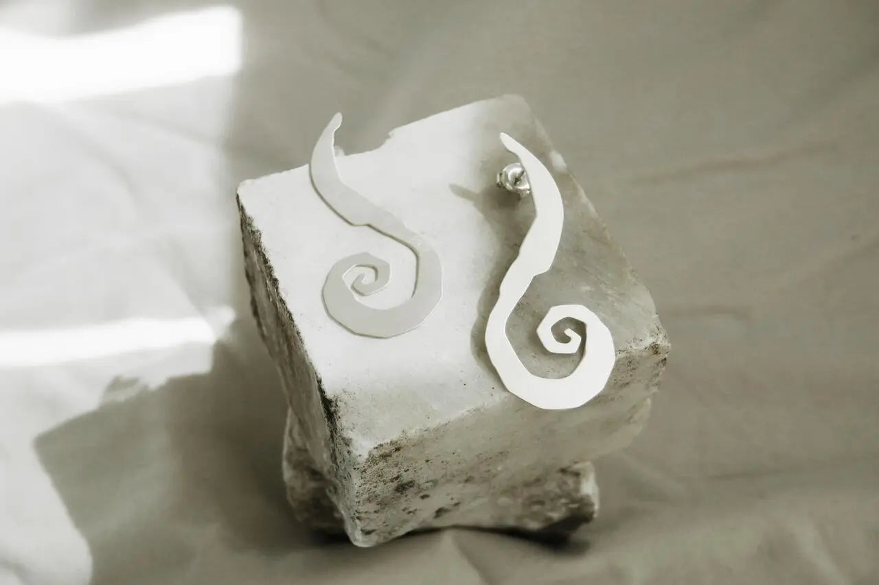 Mar Silver Earrings Long - Dyrberg/Kern NZ