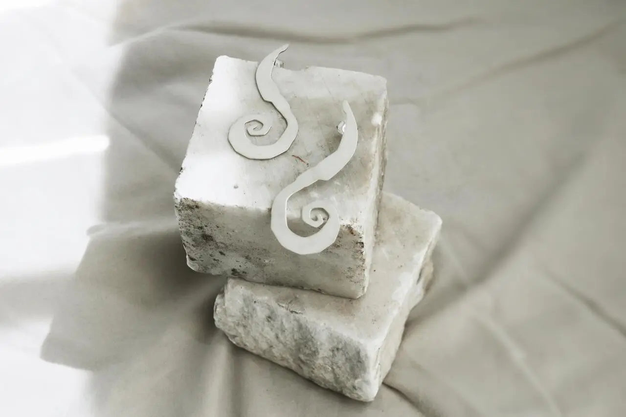 Mar Silver Earrings Long - Dyrberg/Kern NZ