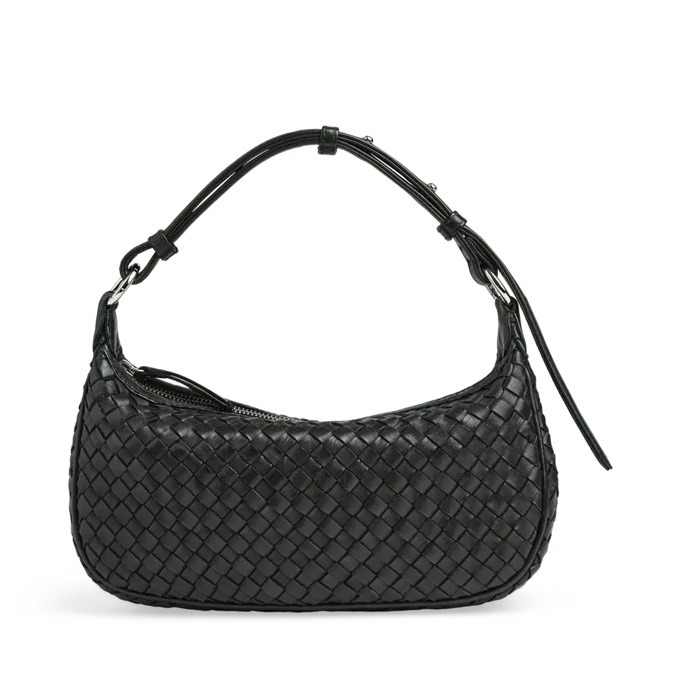 Mini Muse Bag, Weave, Black - Dyrberg/Kern NZ