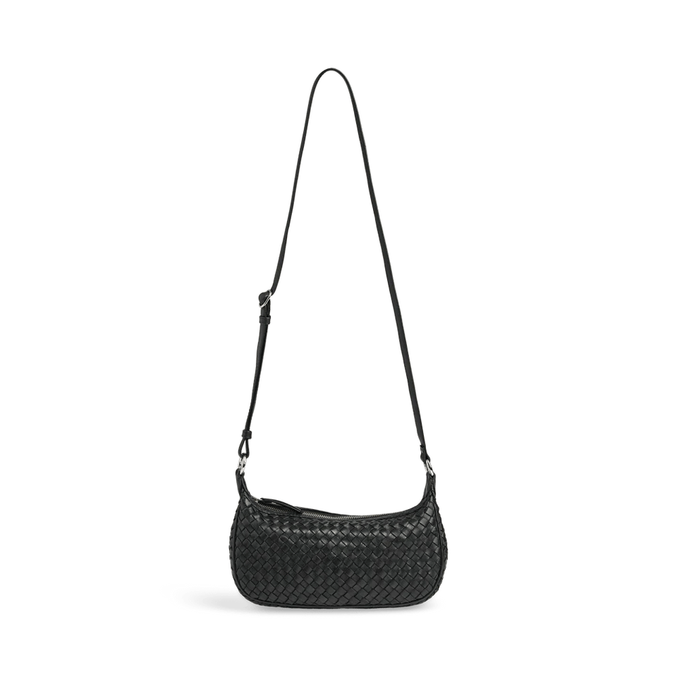 Mini Muse Bag, Weave, Black - Dyrberg/Kern NZ