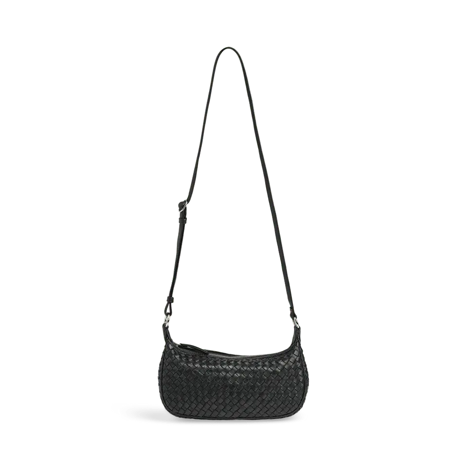 Mini Muse Bag, Weave, Black - Dyrberg/Kern NZ
