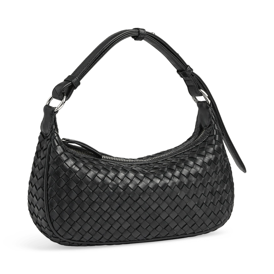 Mini Muse Bag, Weave, Black - Dyrberg/Kern NZ