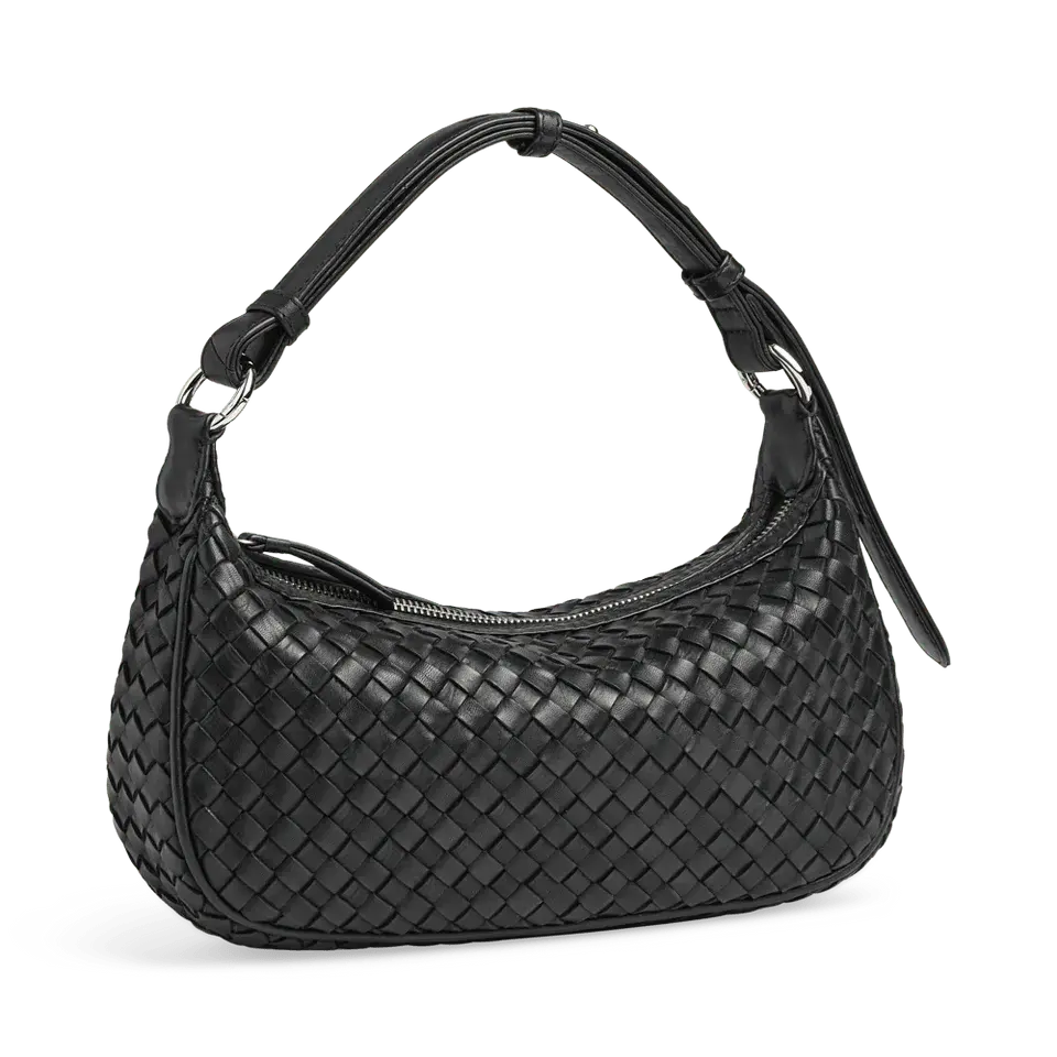 Mini Muse Bag, Weave, Black - Dyrberg/Kern NZ