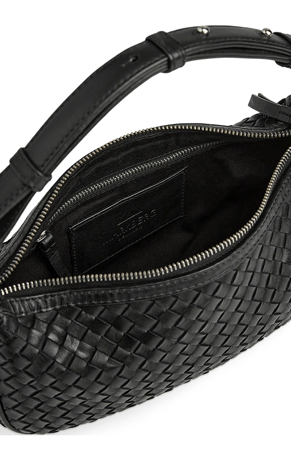 Mini Muse Bag, Weave, Black - Dyrberg/Kern NZ