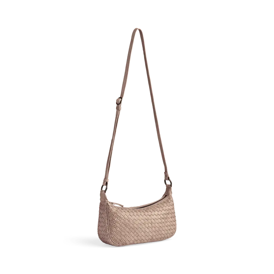 Mini Muse Bag, Weave, Mocha Mousse - Dyrberg/Kern NZ