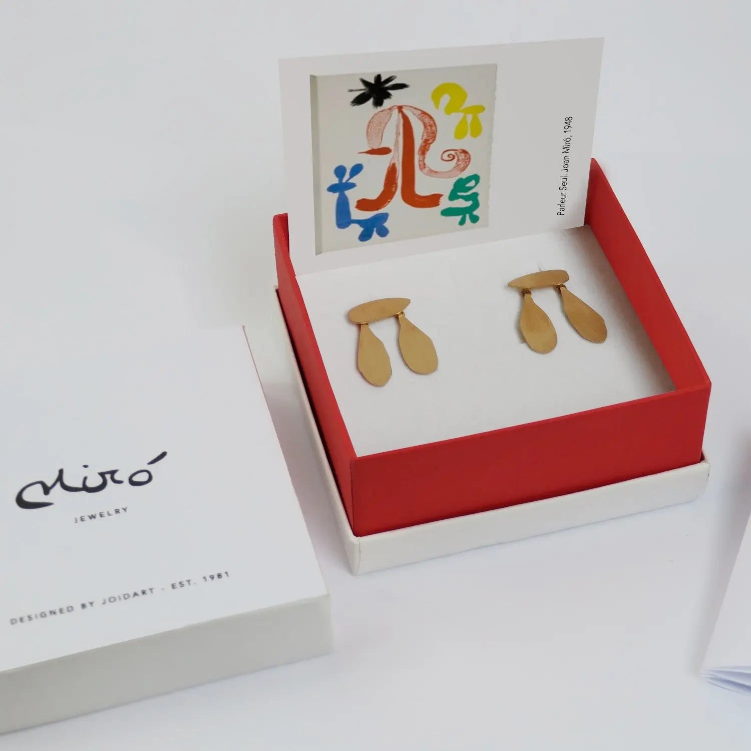 Miro Dangling Gold Earrings - Dyrberg/Kern NZ