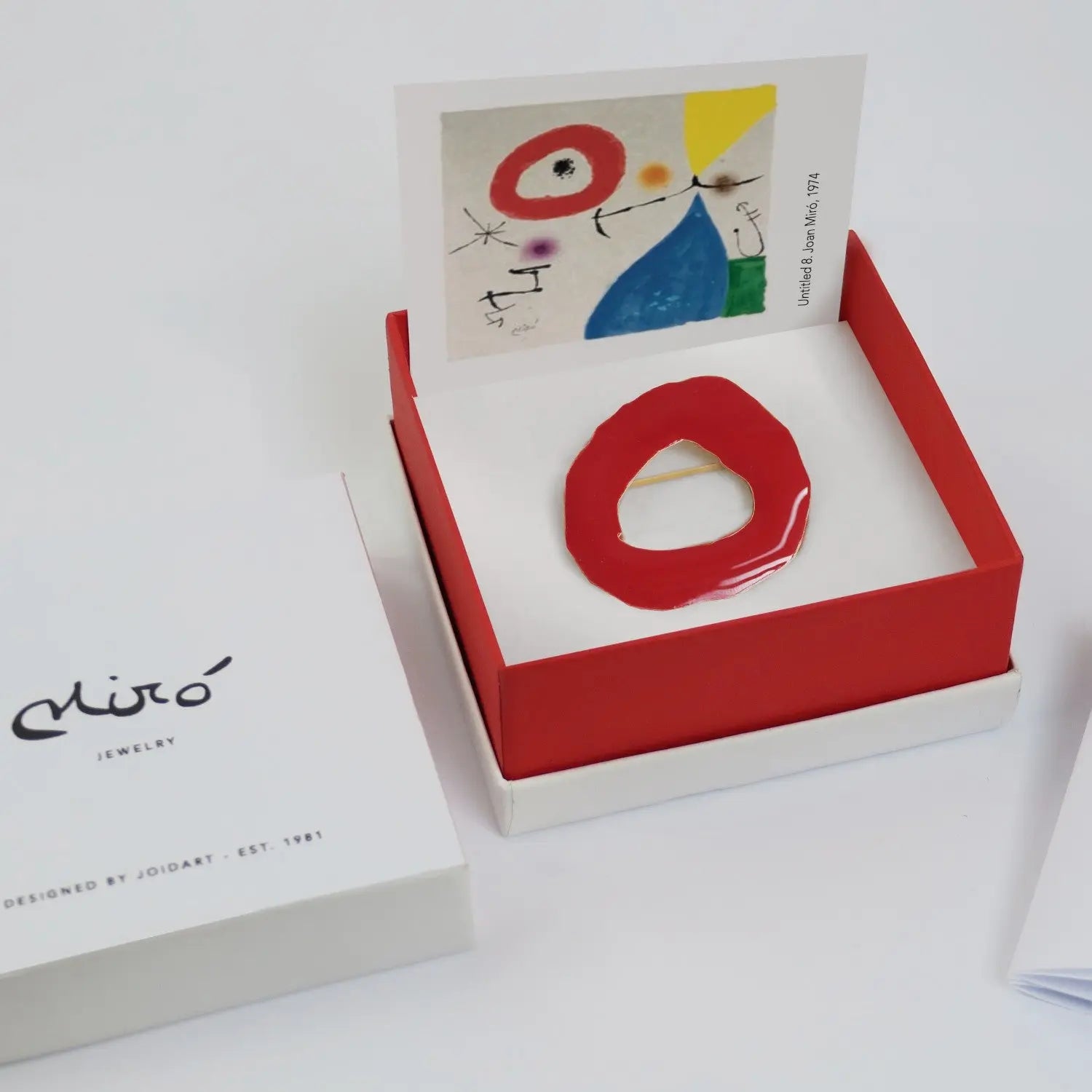 Miro Gold Brooch Red - Dyrberg/Kern NZ