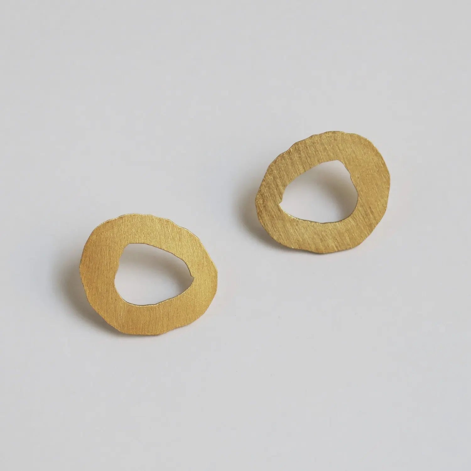 Miro Gold Earrings Circle - Dyrberg/Kern NZ