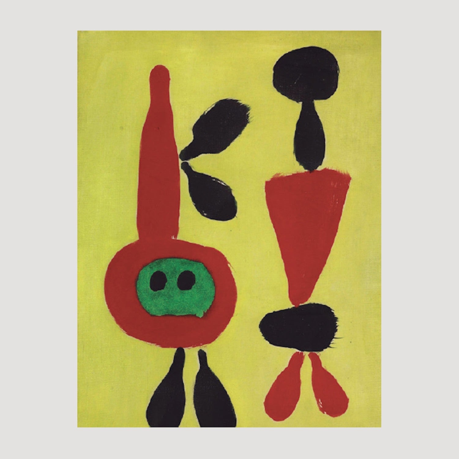 Miro Gold Statement Earrings Black and Red - Dyrberg/Kern NZ