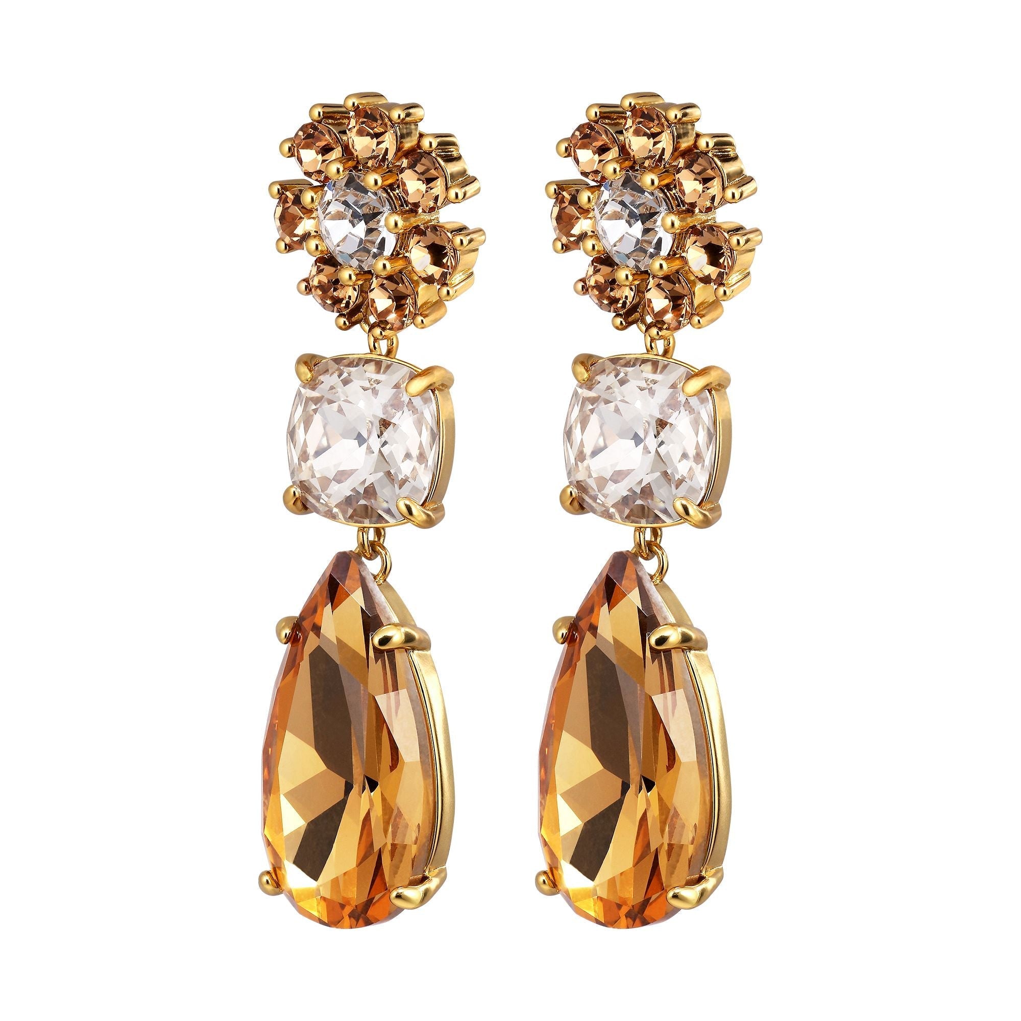 Misia Gold Earrings - Golden - Dyrberg/Kern NZ