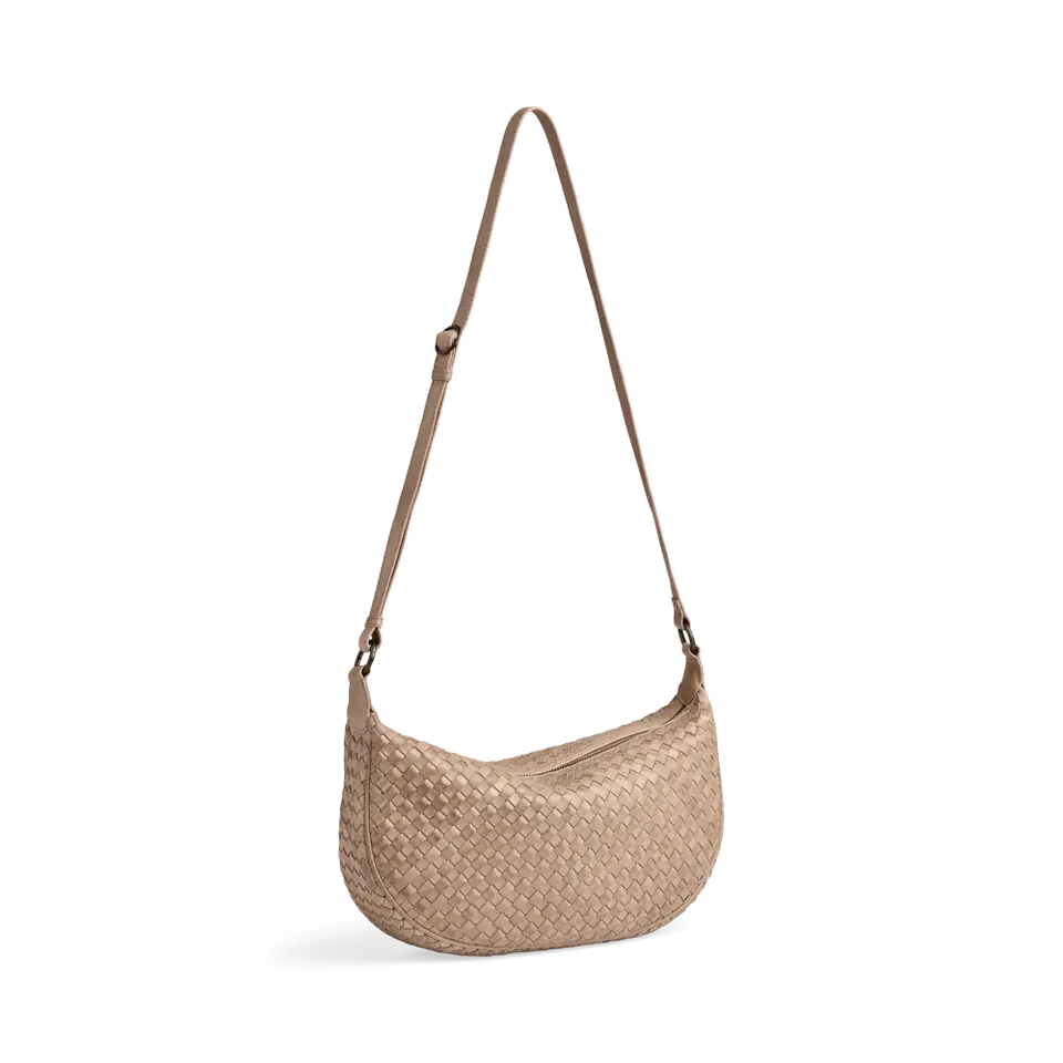 Muse Bag, Weave, Mocha Mousse - Dyrberg/Kern NZ