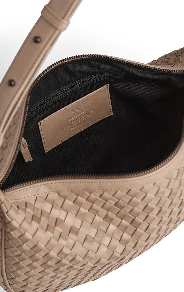Muse Bag, Weave, Mocha Mousse - Dyrberg/Kern NZ