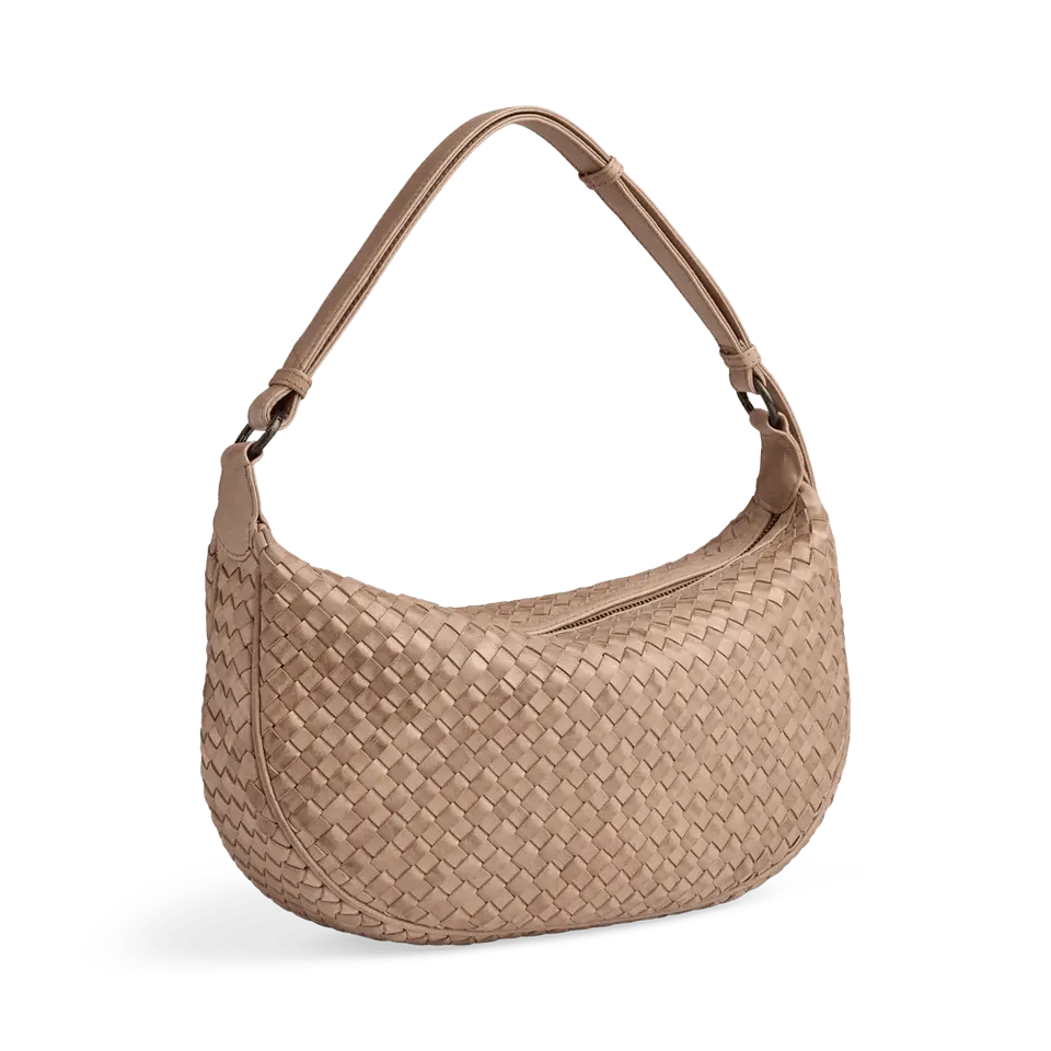 Muse Bag, Weave, Mocha Mousse - Dyrberg/Kern NZ