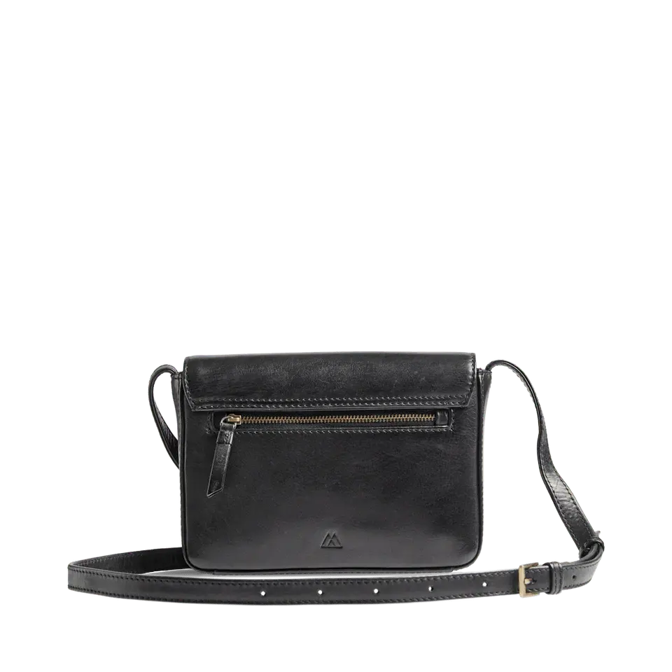 Noelle Crossbody Bag, Antique, Black w/Brushed Gold - Dyrberg/Kern NZ