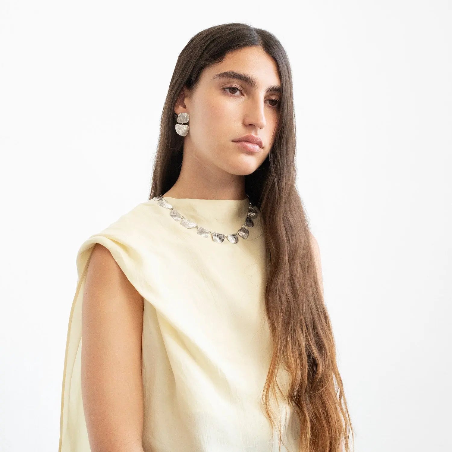 Onaria Double Silver Earrings - Dyrberg/Kern NZ