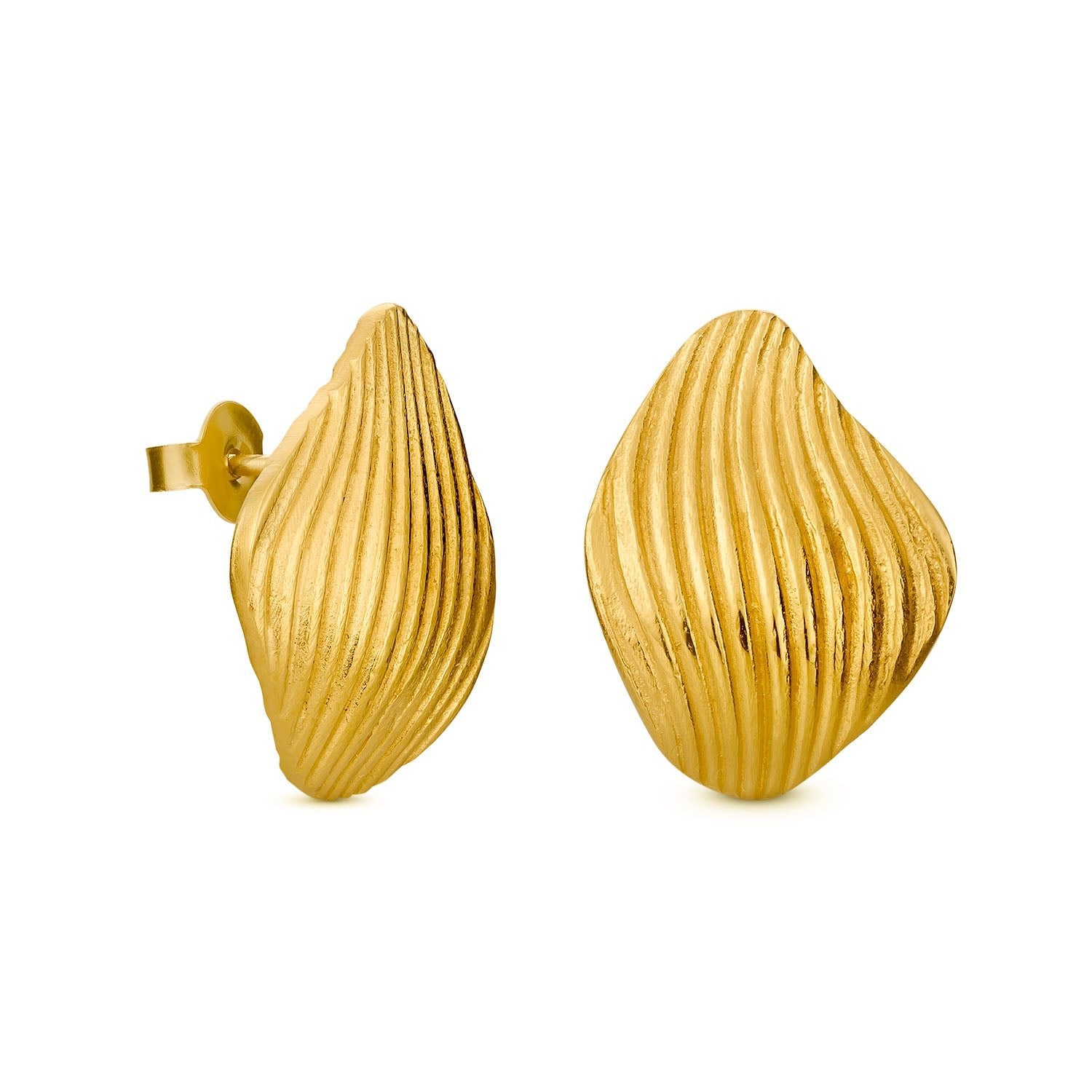Onaria Small Golden Earrings - Dyrberg/Kern NZ